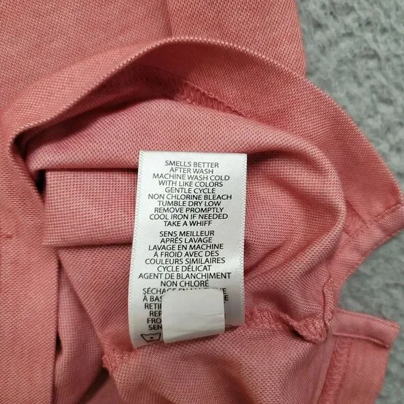 Travis Mathew Shirt Mens Large Red Logo Golf Outdoors Lightweight Casual Polo - Picture 7 of 12